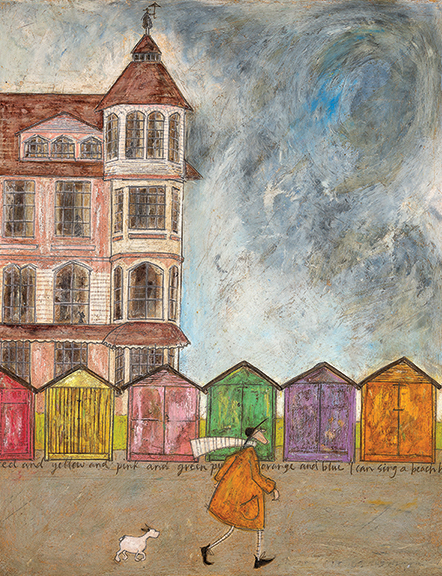 I can sing a beach hut Sam Toft